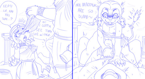 adolescent adult_on_young age_difference anthro bracelet bulge clothing container cowgirl_position cup detailed_background dialogue dominant dominant_female dominant_young drunk duo facial_piercing fangs female from_front_position genitals goblet greek imminent_rape imminent_sex jewelry larger_male lifting_veil loli looking_at_another looking_at_partner lying male male/female nipples nose_piercing on_back on_bottom on_top open_mouth paralysis penis piercing pillar pubes sex size_difference smaller_female speech_bubble submissive submissive_adult submissive_male substance_intoxication teeth text toga tongue urn veil young young_anthro young_female meatboom european_mythology greek_mythology mythology bovid bovine gorgon humanoid mammal minotaur reptile scalie snake 2025 english_text hi_res line_art monochrome