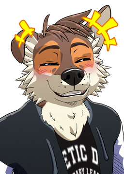 anthro blush blush_lines blushing_at_viewer college_clothing college_jacket college_student male male_anthro simple_background smile solo white_background ariesartist border_collie canid canine canis collie domestic_dog herding_dog mammal pastoral_dog sheepdog absurd_res hi_res