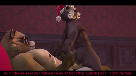 anal anthro anthro_on_anthro anthro_penetrated anthro_penetrating anthro_penetrating_anthro balls balls_deep balls_rest balls_touching begging_for_more big_dom_small_sub black_lips bottomless brown_body brown_eyes butt christmas_clothing christmas_headwear close-up clothed clothing cozy dialogue dominant duo ear_piercing ear_ring eye_scar facial_piercing facial_scar fucked_silly fur furniture genitals good_boy hat headgear headwear holding_arm holding_other holidays kneeling lips looking_pleasured love_handles lying male male/male male_penetrated male_penetrating male_penetrating_male moan mood_lighting muscular music nipples no_pupils nose_piercing nose_ring on_back on_bottom on_top patreon_ad patreon_preview penetration piercing praise praising reverse_cowgirl_position riding ring_piercing santa_hat scar sex size_difference smaller_on_bottom smaller_on_top smaller_penetrated sofa sofa_sex tail topless fruit-cake christmas epic_games fortnite hajime_(fortnite) rufus_(fortnite) animal_humanoid canid canid_humanoid canine canine_humanoid humanoid mammal mammal_humanoid procyonid raccoon raccoon_dog tanuki tanuki_humanoid 3d_(artwork) 3d_animation animated background_music digital_media_(artwork) full_version_at_paywall hi_res short_playtime sound source_filmmaker_(artwork) voice_acted webm