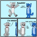 3_panel_comic black_nose blue_body blue_ears blue_fur blue_hair blue_tail blush border dialogue duo ears_down floppy_ears fur grey_body grey_fur grey_hair grey_tail hair male monotone_hair multicolored_body multicolored_fur pivoted_ears simple_background speech_bubble tail text two_tone_body two_tone_fur two_tone_tail white_body white_border white_ears white_fur white_tail broitscody cody_(broitscody) logan_(broitslogan) canid canine canis domestic_dog husky mammal nordic_sled_dog spitz 1:1 2020 comic english_text hi_res watermark