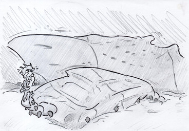 belly big_belly female huge_belly object_vore overweight ship simple_background solo split_form vehicle vore watercraft white_background shar0makai aquatic humanoid merfolk 2025 absurd_res hi_res sketch traditional_media_(artwork)