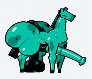 animal_genitalia animal_penis big_butt big_penis butt equine_genitalia equine_penis feral genitals green_body huge_butt huge_penis hyper hyper_butt hyper_genitalia hyper_penis male penis solo toony atychiphibian microsoft minecraft mojang xbox_game_studios hengst equid equine horse mammal undead zombie zombie_horse_(minecraft) hi_res