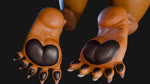 5_toes anthro black_pawpads claws curling_toes feet foot_fetish foot_focus humanoid_feet pawpads plantigrade soles solo toes kruk 16:9 3d_(artwork) animated digital_media_(artwork) no_sound short_playtime webm widescreen