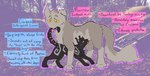 animal_genitalia duo feral genitals interspecies male sheath text g0reskin warriors_(book_series) fan_character canid canine canis classic_tabby domestic_cat domestic_dog felid feline felis mammal english_text hi_res model_sheet