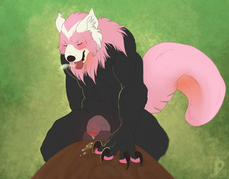 after_orgasm anthro anthrofied balls biped blush breath claws dry_humping eyes_closed flaccid foreskin front_view genitals grinding male muscular muscular_anthro muscular_male partially_retracted_foreskin penis sitting solo straddling tongue tongue_out silenceartwork nintendo pokemon bewear generation_7_pokemon mammal pokemon_(species) flat_colors signature