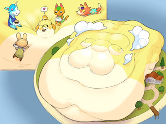 anthro belly big_belly big_breasts big_butt blobby blue_body breasts brown_body burger butt female female_anthro food group heart_symbol horn huge_belly huge_breasts huge_butt hyper hyper_belly hyper_breasts hyper_butt immobile macro morbidly_obese morbidly_obese_anthro morbidly_obese_female motion_lines obese obese_anthro obese_female orange_body overweight overweight_anthro overweight_female red_body sitting size_difference weight_gain weight_gain_drive yellow_body pearkidart animal_crossing mythology nintendo audie_(animal_crossing) coco_(animal_crossing) isabelle_(animal_crossing) julian_(animal_crossing) tangy_(animal_crossing) canid canine canis domestic_cat domestic_dog equid equine felid feline felis lagomorph leporid mammal mythological_creature mythological_equine rabbit shih_tzu toy_dog unicorn wolf 2024 absurd_res digital_drawing_(artwork) digital_media_(artwork) hi_res shaded signature