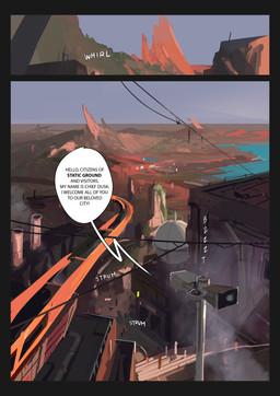 city greeting landscape sky text zero_pictured ginkgosan absurd_res comic english_text hi_res