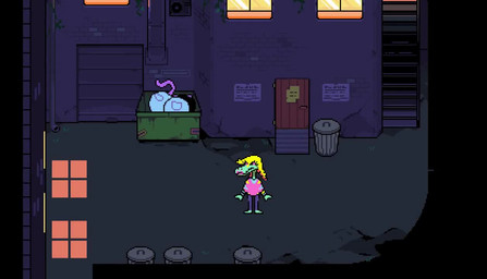 anthro anthro_focus anticipation ass_up back_alley big_butt black_hair blep blonde_hair building butt butt_jiggle butt_ripples clothed clothing dialogue dialogue_box door drill_curls dumpster dumpster_diving duo_focus expression_avatar faceless_character faceless_human fangs fart fart_fetish female gassy green_body group hair high-angle_view hud huge_butt huge_fart hyper hyper_fart inside_dumpster jiggling looking_at_another looking_back looking_back_at_another media_accurate misleading_thumbnail outside overalls overweight overweight_anthro overweight_female pink_sclera playful poncho poster raised_tail rumbling_stomach shaking_butt shortalls smelly smile smirk stairs tail talking_to_another talking_to_viewer teeth text text_box tongue tongue_out trash_can trio window dreamy_toots sound_warning undertale undertale_(series) bratty_(undertale) catty_cattenheimer alligator alligatorid crocodilian domestic_cat felid feline felis human mammal reptile scalie 2025 2d_animation animated digital_media_(artwork) english_text long_playtime pixel_(artwork) pixel_animation sound unavailable_at_source video