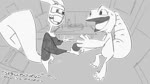 anthro bottomless buckteeth clothed clothing dancing drinking duo eating electronics eyewear female food glasses male microphone music popcorn shirt shirt_only singing sleeping teeth text topwear topwear_only projectendo eublepharid fat-tailed_gecko gecko lizard mammal reptile rodent scalie sciurid tree_squirrel 16:9 2d_animation animated english_text frame_by_frame hi_res huge_filesize long_playtime sound webm widescreen
