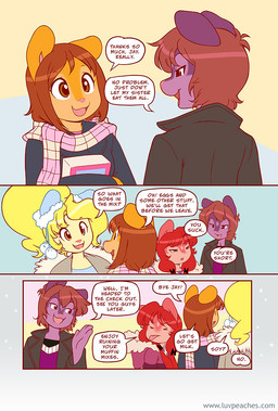 anthro clothed clothed_anthro clothing dialogue female fully_clothed fully_clothed_anthro male pink_nose speech_bubble text miu mammal rodent sciurid tree_squirrel 2011 comic english_text url