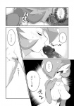 <3 anthro big_breasts blush breasts comic cum cum_in_mouth cum_inside dripping erection eyes_closed female gardevoir human interspecies japanese_text kissing male mizo_ne monochrome nintendo penis penis_kissing pokémon pokémorph poképhilia pussy pussy_juice straight text trainer translated uncensored video_games
Rating: Explicit
Score: 5
User: queue
Date: October 22, 2011