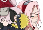 accessory anal blonde_hair bodily_fluids butt drooling duo facesitting female hair headband human_only male male/female not_furry oral pink_hair saliva sex sex_through_clothing sitting_on_another smothering sweat vaginal omarsin naruto naruto_uzumaki sakura_haruno human mammal grandfathered_content young_(lore)