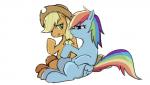 aki-tam applejack_(mlp) blonde_hair blue_fur cowboy_hat equine female feral freckles friendship_is_magic fur green_eyes hair hat horse multi-colored_hair my_little_pony orange_fur pegasus pony purple_eyes rainbow_dash_(mlp) rainbow_hair wings
Rating: Safe
Score: 1
User: DragonRanger
Date: September 25, 2013