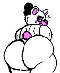 anthro big_butt butt butt_focus looking_at_viewer looking_back machine male nervous solo chester188 filthyopossum five_nights_at_freddy's scottgames sister_location funtime_freddy_(fnafsl) animatronic bear mammal robot