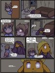 2013 3:4 anthro babystar biped comic detailed_background dialogue digital_media_(artwork) duo eeveelution english_text flareon fur gemma_polson generation_1_pokemon hair hi_res lying male mammal nintendo pokemon pokemon_(species) rasile_murdock rodent sciurid standing text tree_squirrel young young_anthro