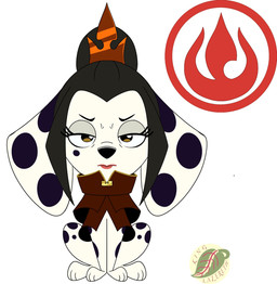 black_hair black_nose black_spots brown_eyes cosplay crossover_cosplay crown female feral fur hair headgear markings mole_(marking) solo spots spotted_body spotted_fur tiara toony white_body white_fur young kinglazereth 101_dalmatian_street 101_dalmatians avatar:_the_last_airbender disney nickelodeon azula_(avatar) deja_vu_(101_dalmatians) triple_d_(101_dalmatians) canid canine canis dalmatian domestic_dog mammal 2020 crossover hi_res