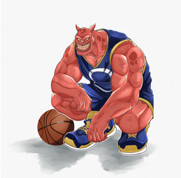 ball basketball_(ball) basketball_uniform biceps clothing male markings muscular muscular_humanoid muscular_male smile smiling_at_viewer solo sportswear spots spotted_body spotted_skin uniform shinshito91 looney_tunes space_jam warner_brothers pound_(space_jam) alien humanoid monstar_(space_jam) absurd_res hi_res