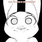 1:1 2017 anthro clothed clothing comic dialogue disney english_text female judy_hopps lagomorph leporid mammal rabbit reaction_image replytoanons solo text zootopia