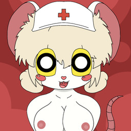 anthro blonde_hair breasts female fur hair looking_at_viewer mouse_ears mouse_tail nude solo white_body white_fur anonymous_artist terrible_mouse lorna_(terrible_mouse) animal_humanoid humanoid mammal mammal_humanoid mouse mouse_humanoid murid murid_humanoid murine murine_humanoid rodent rodent_humanoid 1:1