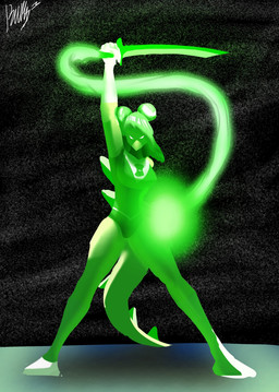 anthro back_spikes big_breasts breasts clothing cosmic_background cosplay crossover_cosplay double_bun female gloves green_body green_hair green_scales hair hair_bun handwear leotard long_tail melee_weapon scales solo space space_background spiked_tail spikes spikes_(anatomy) sword tail weapon white_clothing white_gloves white_handwear beltimerperbus cavemanon_studios dc_comics goodbye_volcano_high green_lantern_(series) ko_op_(game_developer) snoot_game kyle_rayner stella_(gvh_beta) dinosaur ornithischian prehistoric_species reptile scalie stegosaurian stegosaurus thyreophoran 2025 crossover digital_drawing_(artwork) digital_media_(artwork) hi_res
