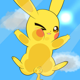 against_surface balls balls_on_glass day feral foreskin genitals humanoid_genitalia humanoid_penis male on_glass one_eye_closed penis penis_on_glass sky solo sun unretracted_foreskin yellow_body holeymole nintendo pokemon generation_1_pokemon pikachu pokemon_(species) 1:1 2d_animation animated hi_res motion_tweening