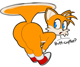 2_tails anthro big_butt blue_eyes butt clothing dialogue footwear fur male multi_tail open_mouth orange_body orange_fur presenting presenting_hindquarters shoes simple_background solo tail text thick_thighs tongue white_background white_body white_inner_ear wide_hips yellow_body yellow_fur acstlu sega sonic_the_hedgehog_(series) miles_prower canid canine fox mammal 2022 english_text hi_res