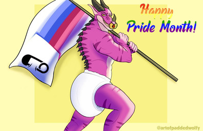 3_horns 5_fingers abdl abdl_pride_colors abs abstract_background anthro arched_eyebrow back_muscles back_spikes back_spines back_stripes belly big_diaper biped black_claws black_eyebrows black_finger_claws black_horn black_spikes black_spines blue_text claws clean_diaper clothed clothing cocky cocky_smile confident confident_anthro confident_male countershade_face countershade_neck countershade_snout countershade_torso countershading curved_horn diaper diaper_fetish diaper_only dragon_ears eyebrows facial_horn facial_markings facial_stripes finger_claws fingers flag flag_(object) flagpole gem gold_pacifier green_text head_horn head_markings holding_flag holding_object horn humanoid_hands lgbt_pride long_ears looking_at_viewer male markings multi_horn multicolored_text muscular muscular_anthro muscular_arms muscular_legs muscular_male neck_muscles neck_spikes neck_spines neck_stripes non-mammal_ears nose_horn object_in_mouth open_mouth open_smile orange_text pacifier pacifier_in_mouth pink_arms pink_back pink_belly pink_body pink_chest pink_countershading pink_ears pink_face pink_hands pink_inner_ear pink_legs pink_markings pink_neck pink_scales pink_snout pink_stripes pink_torso pointy_ears pride_color_flag prince purple_text rainbow_text red_text ridged_horn royalty ruby_(gem) scales sharp_teeth short_horn simple_background small_horn smile smiling_at_viewer snout solo spikes spikes_(anatomy) spines square_background striped_arms striped_back striped_body striped_face striped_legs striped_markings striped_neck striped_scales striped_thighs stripes teeth text thick_diaper thick_neck topless wearing_diaper white_diaper yellow_background yellow_eyes yellow_text paddedwolfy lgbt_pride_month mythology zora_drakori dragon mythological_creature mythological_scalie reptile scalie artist_name colored digital_drawing_(artwork) digital_media_(artwork) hi_res portrait three-quarter_portrait