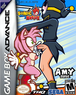 accessory anthro big_penis blue_background blush bodily_fluids boots bottomless box_art breasts clothed clothing cum cum_in_mouth cum_inside cumshot duo ejaculation esrb_rating fellatio female footwear genital_fluids genitals gloves green_eyes hand_on_head handwear headband male male/female medium_breasts navel nipples on_style oral penile penis pink_body pink_nipples pink_skin sex shoes simple_background style_emulation sucking c_m_g_nsfw esrb game_boy_advance game_boy_family mario_bros nintendo sega sonic_battle sonic_the_hedgehog_(series) amy_rose anti_groove eulipotyphlan hedgehog human mammal shyguy 2025 4:5 absurd_res hi_res