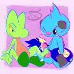 ambiguous_gender cum cum_on_feet cum_on_penis cumshot dewott foot_fetish footjob male mammal mustelid nintendo one_eye_closed orgasm otter pcred566 penis plain_background pokémon purple_background sex smile treecko video_games
Rating: Explicit
Score: 3
User: Hyper_Beam
Date: April 14, 2014