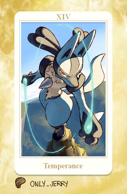 3_fingers anthro blue_arms blue_body blue_ears blue_sky digitigrade fingers fur looking_at_viewer pose red_eyes scar sky solo standing text dahecksajerry nintendo pokemon generation_4_pokemon lucario pokemon_(species) english_text