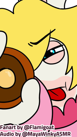 angry anthro applying_makeup big_nose black_eyebrows black_eyes blonde_hair blue_eyes blush blush_lines blushing_profusely bodily_fluids brown_eyelids buckteeth close-up clothing cross-popping_vein duo eyebrow_through_hair eyebrows female female_anthro floating_head fur hair light looking_at_viewer looking_down makeup male male_humanoid multicolored_body narrowed_eyes nervous nervous_sweat nose_blush noseless open_mouth open_smile personal_grooming pink_clothing pink_shirt pink_topwear red_clothing red_tongue red_topwear sassy shirt short_hair simple_background smile squint sweat sweatdrop talking_to_viewer tan_eyelids tan_inner_ear teeth text tongue tongue_out topwear translucent translucent_hair two_tone_body white_background white_body white_fur wig flamigoat maya_winky_asmr_(va) mario_bros mario_plus_rabbids_kingdom_battle nintendo raving_rabbids rayman_(series) ubisoft rabbid_peach rayman humanoid lagomorph mammal rabbid raypeople_(rayman) 2025 2d_animation 9:16 animated artist_name colored crossover digital_media_(artwork) english_audio english_description hi_res lighting short_playtime sound video