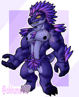 3_toes 4_fingers anthro arm_feathers arm_tuft chest_tuft digitigrade feather_hair feather_pubes feathered_crest feathers feet fingers head_crest male muscular muscular_anthro muscular_male nipples non-mammal_nipples nude orange_sclera pseudo_hair sharp_teeth short_tail shoulder_tuft solo standing tail teeth toes tuft yellow_eyes akkuma407 halo_(series) microsoft xbox_game_studios alien avian kig-yar scalie t'vaoan colored