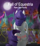 anthro body_writing butt canterlot cutie_mark female nude solo text miniferu fall_of_equestria friendship_is_magic hasbro my_little_pony rarity_(mlp) absurd_res english_text hi_res story story_in_description