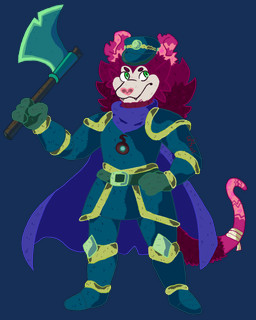 anthro armor axe clothing darkworld didelphis female guard medieval medieval_armor medieval_clothing medieval_fantasy medieval_style military soldier warrior white-ea possumcrimes deltarune undertale_(series) nicoya american_opossum didelphid humanoid mammal marsupial white-eared_opossum 4:5 alpha_channel digital_media_(artwork) hi_res