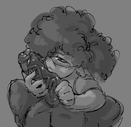 1_eye afro ambiguous_gender blush bodily_fluids body_worship claws duo eye_contact fellatio first_person_view genital_fluids genital_worship genitals grey_background humanoid_genitalia looking_at_another looking_at_viewer male male/ambiguous male_pov not_furry oral penile penis penis_worship precum sex simple_background stroking_penis vein veiny_penis worship mango_bones alien humanoid unae_(mangobones) hi_res monochrome