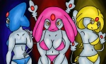 big_breasts bikini breasts clothed clothing color_partitioning female group lake_guardians legendary_trio partitioning pokemorph skimpy swimwear tight_clothing trio two-piece_swimsuit unknown_artist nintendo pokemon azelf generation_4_pokemon humanoid legendary_pokemon mesprit pokemon_(species) uxie 5:3 hi_res