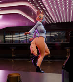 anthro bar beckoning bottomless bottomless_female butt clothed clothing detailed_background eyebrow_piercing eyewear facial_piercing female footwear genitals gesture glasses high_heels inside looking_at_viewer necktie one_eye_closed piercing presenting presenting_hindquarters pussy raised_tail seductive shaking_butt shirt shoes solo tail tongue tongue_out topwear wink winking_at_viewer gustavgiles dreamworks furromantic_(modeller) the_bad_guys diane_foxington diane_foxington_(furromantic) canid canine fox mammal 3d_(artwork) 3d_animation animated blender_(artwork) digital_media_(artwork) no_sound short_playtime webm