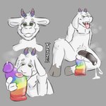 animal_genitalia animal_penis anthro balls big_penis biped bisexual_pride_colors bodily_fluids cloven_hooves cum dildo dildo_insertion dildo_sitting ejaculation equine_genitalia equine_penis erection fur genital_fluids genitals hooves horizontal_pupils horn lgbt_pride male male_anthro medial_ring multicolored_dildo multicolored_horn multicolored_sex_toy musk musk_clouds nipples penetration penis pride_color_dildo pride_color_horn pride_color_sex_toy pride_colors pupils rainbow_pride_colors sex_toy sex_toy_insertion six-stripe_rainbow_pride_colors solo unguligrade white_body white_fur palister35 lgbt_pride_month bovid caprine goat mammal 1:1 hi_res