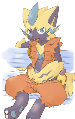 3_toes anthro arm_markings armor belt bench biped black_body black_fur black_markings blue_eyes blue_pawpads blue_whiskers bottomwear cheek_tuft claws clothed clothed_anthro clothed_male clothing collared_shirt erection facial_tuft fangs feet fingers foreskin fully_clothed fully_clothed_anthro fully_clothed_male fur genitals glans glistening glistening_eyes headgear helmet hindpaw holowear_(pokemon) humanoid_genitalia humanoid_penis looking_at_viewer male male_anthro markings mismatched_genitalia mismatched_humanoid_penis mismatched_penis multicolored_body multicolored_fur multicolored_penis on_bench open_bottomwear open_clothing open_mouth open_pants open_shirt open_topwear orange_bottomwear orange_clothing orange_glans orange_nose orange_pants orange_penis orange_shirt orange_topwear pants partially_retracted_foreskin pawpads paws penis pockets rope shirt shirt_pocket simple_background sitting sitting_on_bench solo tail teeth toe_claws toes tongue topwear tuft two_tone_penis whiskers yellow_body yellow_fur yellow_penis yellow_tail pu_sukebe nintendo pokemon pokemon_unite power_plant_style_zeraora felid feline generation_7_pokemon legendary_pokemon mammal pokemon_(species) zeraora 2022 digital_drawing_(artwork) digital_media_(artwork) hi_res