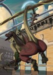 anthro anus big_butt butt female female/female gun piercing ranged_weapon sky solo solo_focus tail tattoo weapon wings wooodies8 deadlock valve ivy_(deadlock) gargoyle invalid_tag ivy_(disambiguation) absurd_res hi_res