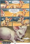 big_ears dialogue female feral green_eyes pain pregnant pregnant_female pregnant_feral text conditional_dnp dr.bubblebum freya_(dr.bubblebum) fryx_(dr.bubblebum) canid canine fennec_fox fox mammal true_fox 2024 comic english_text