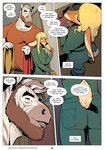 2020 5_fingers aaron_(falcon_mccooper) anthro beard big_ears blonde_hair blue_eyes bottomwear butt clothing comic deer dialogue english_text equid equine eyebrows eyelashes facial_hair falcon_mccooper femboy fingers green_eyes hair jesse_(falcon_mccooper) larger_anthro larger_male lips long_hair male mammal manly open_mouth pants pullover size_difference smaller_anthro smaller_male student teacher teacher_and_student teeth text thick_eyebrows url zebra