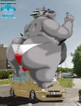 balls belly bulge butt car crush genitals gorixthehipponian heavy key male obese overweight solo standing teasing vehicle vehicles sr71beta fiat mythology gorix common_hippopotamus dragon hippopotamid hybrid mammal mythological_creature mythological_scalie scalie hi_res