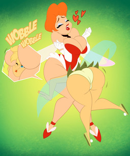 big_butt butt clothing duo eyes_closed female heart_symbol insect_wings leotard mouth_closed open_mouth wings grimphantom peter_pan red_hot_riding_hood tinker_bell_(disney) fairy human humanoid mammal winged_humanoid better_version_at_source digital_drawing_(artwork) digital_media_(artwork) full-length_portrait hi_res portrait