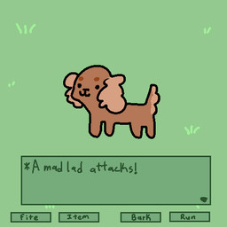 feral outside solo text vivigator bird_dog canid canine canis cocker_spaniel domestic_dog hunting_dog mammal spaniel 1:1 aliasing digital_media_(artwork) english_text low_res