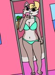 anthro beach bikini clothing electronics female fluffy fluffy_tail mirror phone plant seaside solo swimwear tail tree two-piece_swimsuit underwear window ava_nightcap lucky's_tale_(series) playful_corp. lady_meowmalade canid canine domestic_cat felid feline felis mammal hi_res