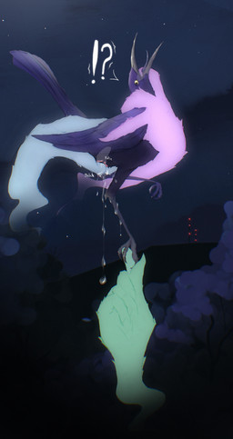 anatomically_correct anatomically_correct_genitalia animal_genitalia beak black_body black_feathers bodily_fluids cloaca cloaca_juice cloaca_juice_drip cloaca_juice_on_hand cloaca_juice_on_leg cloaca_juice_string cloacal cloacal_fingering cloacal_penetration disembodied_hand excessive_cloaca_juice feathers feet feral finger_in_mouth fingering fondling forced genital_fluids genitals ghost_hand grey_beak grey_tongue grope internal interrobang male night open_beak open_mouth outside penetration plant radio_tower rape sex sexual_assault solo star surprised tail tail_feathers talons toes tongue tree wings barn-owl_(artist) avian bird grackle icterid oscine passerine absurd_res chromatic_aberration digital_media_(artwork) hi_res