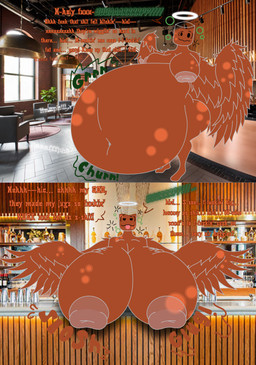abdominal_bulge after_glow afterglow alcohol anthro anthro_pred areola back_wings bar bar_counter belly belly_overhang beverage big_belly big_breasts big_butt blissful blissful_mouth bourbon_(drink) breast_expansion breasts bubble burping burping_while_talking butt churn churning comic_panel container counter cup detailed_background dialogue digestion digestion_noises drinking_glass drunk drunk_bubble dull_eyes euphoria expansion exposed_areola exposed_belly exposed_chest fatal_vore female female_pred flirting flirting_look flirting_with_viewer food for_a_head front_view fun_fact glass glass_container glass_cup growling halo hand_on_breast hand_on_own_breast huge_belly huge_breasts lethargy liquid liquid_body moan motion_lines muffled muffled_scream muffled_screaming muffled_sounds muffled_speech multiple_prey navel nipple_slip nude nude_anthro nude_female nude_pred obese obese_anthro onomatopoeia overweight overweight_anthro particles photo_background presenting presenting_breasts profanity rumbling_stomach same_size_vore satisfaction satisfied satisfied_look slosh sloshing sloshing_belly sloshing_breasts slurring smug smug_face solo sound_effects speech_bubble substance_intoxication talking_to_another talking_to_viewer text thick_thighs three-quarter_view tired_eyes tongue tongue_out tuft two_panel_image unseen_prey unwilling_prey vore vore_sequence weight_gain willing_pred wing_tuft wings mandro22 animate_inanimate food_creature object_head absurd_res comic hi_res mixed_media photography_(artwork) portrait sequence three-quarter_portrait