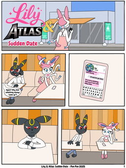 angry anthro anthrofied black_body blue_eyes blue_inner_ear bottomwear bow_(anatomy) breasts cafe cellphone chat_window clothing curious denim denim_bottomwear denim_clothing dialogue dress duo electronics female happy inside jeans leg_markings male markings on_phone outside pants phone pink_clothing pink_dress red_eyes ribbons_(anatomy) sad shirt sitting small_breasts smile socks_(marking) tail talking_on_phone text topwear white_body white_clothing white_sclera white_shirt white_topwear ponponthedreambunny nintendo pokemon atlas_(ponponthedreambunny) lily_(ponponthedreambunny) zoe_(ponponthedreambunny) eeveelution generation_2_pokemon generation_6_pokemon pokemon_(species) sylveon umbreon 2025 3:4 comic digital_drawing_(artwork) digital_media_(artwork) english_text hi_res