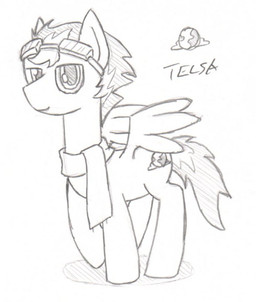 eyewear feral goggles male solo toony wings telsa mythology fan_character equid equine mammal mythological_creature mythological_equine pegasus 2015 monochrome sketch